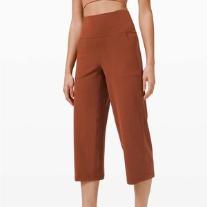 lululemon align super high rise wide leg crop 23”